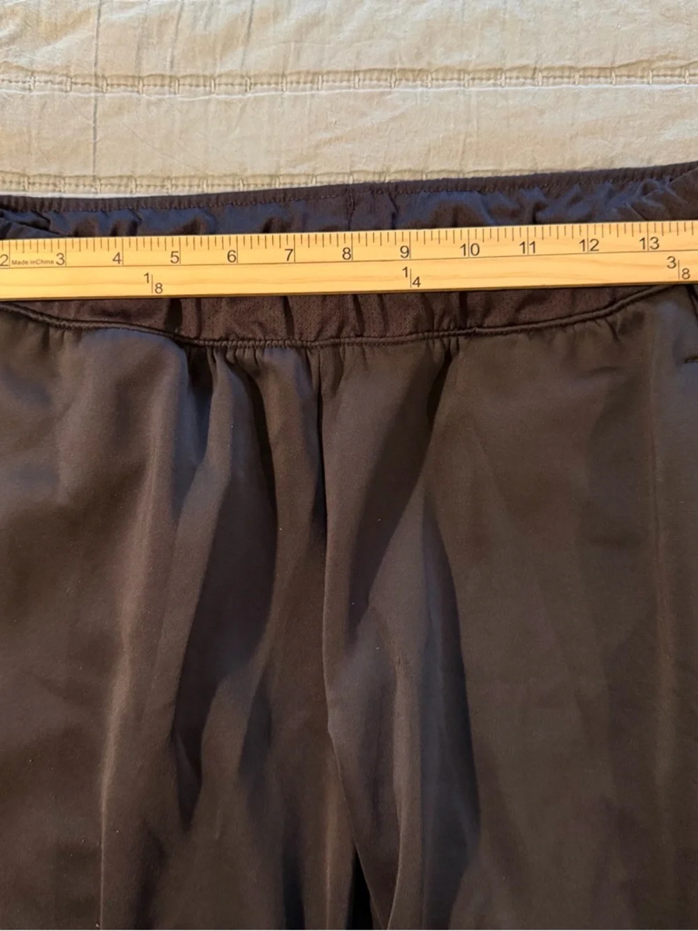 Layer 8 Mens Qwick-Dry Athletic Jogger Pants‎ Black Size M Zipper Ankle Training